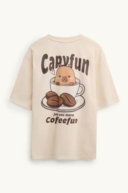 Tricou - supradimensionat - CapyFun