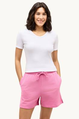 V-neck T-shirt - slim fit - skinny rib