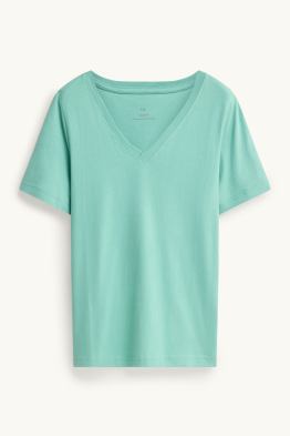 T-shirt à col V - regular fit