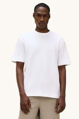 T-shirt - relaxed fit - ribbed