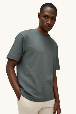 Camiseta - relaxed fit - de canalé