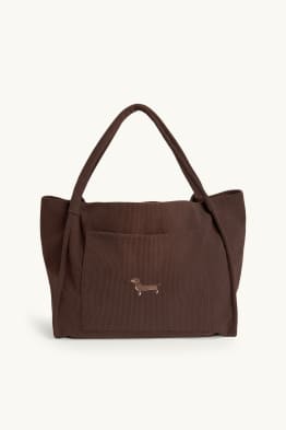 Großer Cord-Shopper