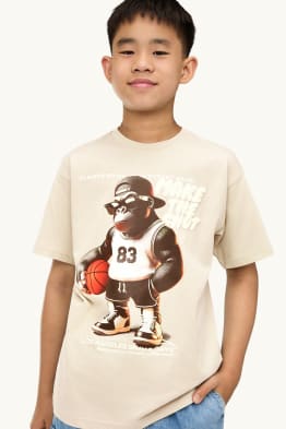 Set van 2 - basketbal en gorilla - T-shirt