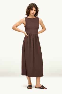 Fit & Flare Kleid - strukturiert