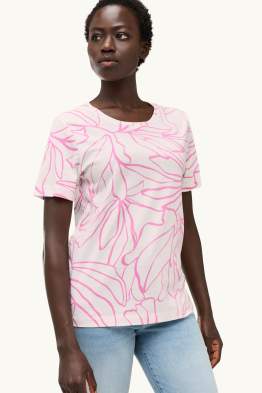 T-Shirt - Regular Fit - gemustert