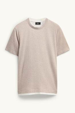 Tricou - regular fit - aspect 2 în 1