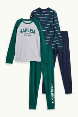 Multipack 2er - Harlem - Pyjama - 4 teilig