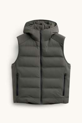 Sport-bodywarmer met capuchon - waterafstotend