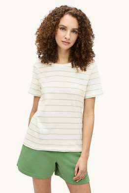 T-shirt - regular fit - gestreept