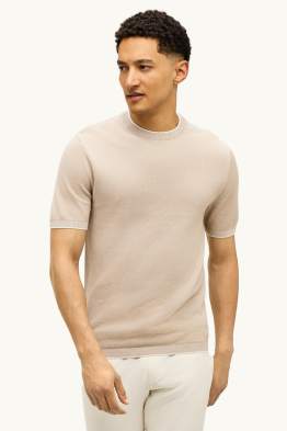 Strick-T-Shirt - Regular Fit
