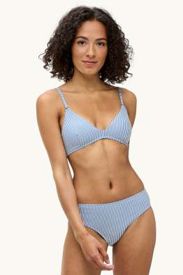 Calces de biquini - mid waist - LYCRA® XTRA LIFE™ - de ratlles