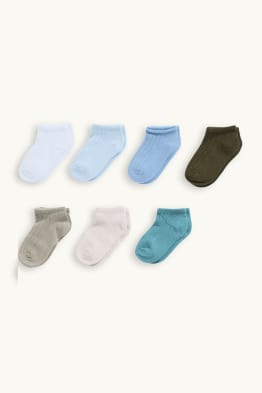 Pack de 7 - calcetines para bebé - de canalé