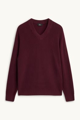 V-neck jumper