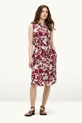 Viskose-Kleid - geblümt