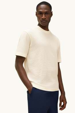 T-shirt - relaxed fit - textured