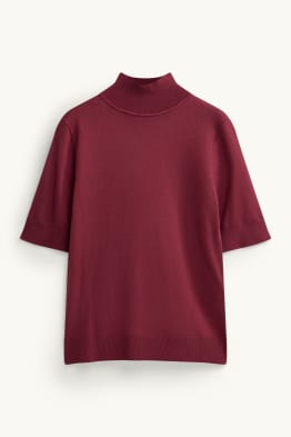 Strickpullover - kurzarm