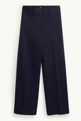 Pantaloni business - vita alta - gamba ampia - a righe