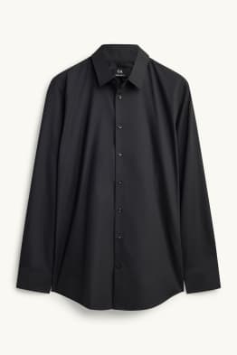 Camicia - regular fit - collo all'italiana
