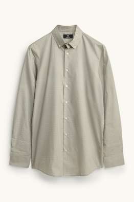 Shirt - regular fit - button-down collar - patterned