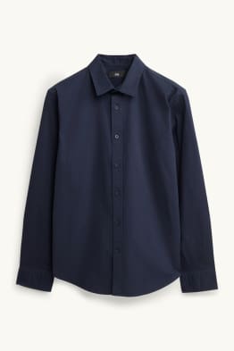 Camicia - regular fit - collo all'italiana