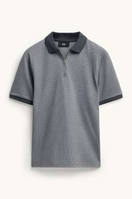 Tricou polo - regular fit - structurat