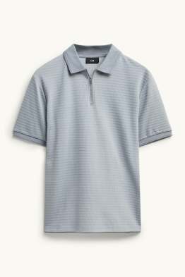 Polo shirt - regular fit - textured