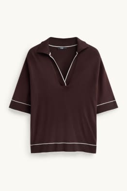 Pull en maille - manches courtes
