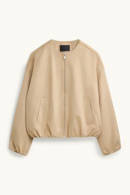 Blouson aviateur - faux suède