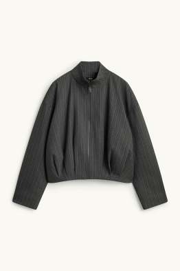Oversized-Blazer - Nadelstreifen