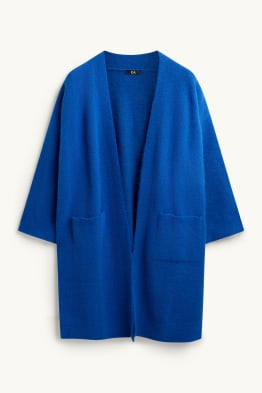 Cardigan tricotat lung
