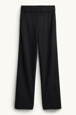 Pantalon de bureau - mid waist - wide leg