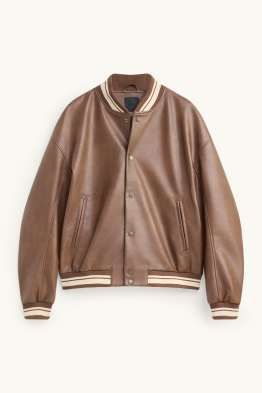 Blouson aviateur - matière synthétique