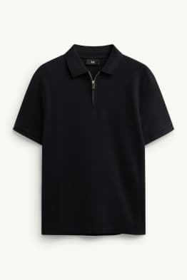 Poloshirt - Regular Fit - gerippt
