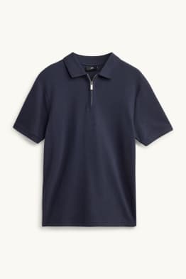 Poloshirt - Regular Fit - gerippt