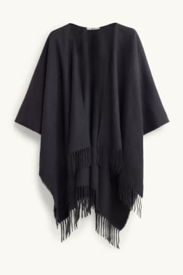 Fringed poncho