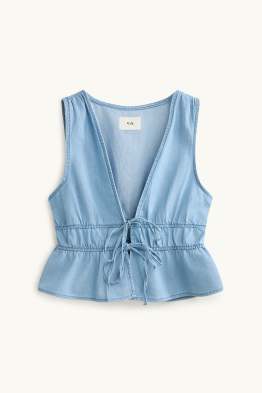 Top - denim look