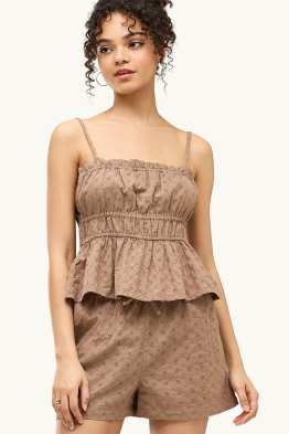 Blusentop - Broderie Anglaise