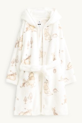 Winnie l'ourson - peignoir en éponge pour bébé avec capuche
