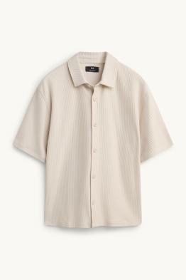 Overhemd - relaxed fit - Kent - geribd