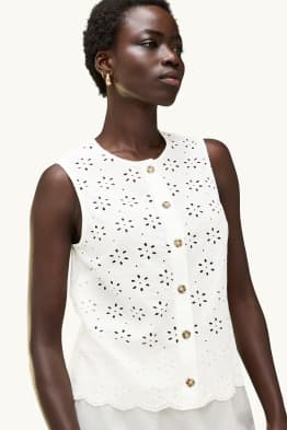 Bluse - Broderie Anglaise