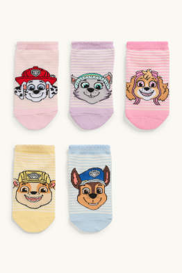Set van 5 paar - PAW Patrol - Skye - sneakersokken met motief