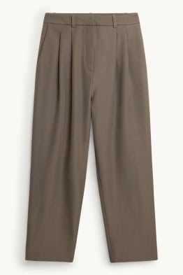Business trousers - high waist - regular fit