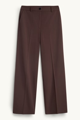 Stoffhose - Mid Waist - Straight Fit