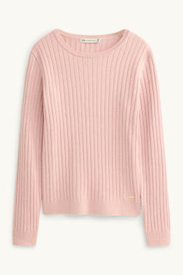 Pullover - gerippt