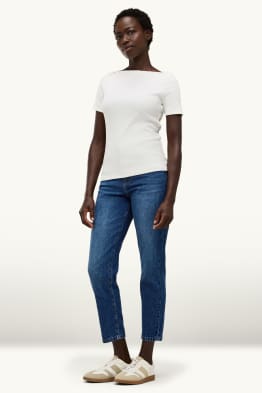 Mom jean - high waist - LYCRA®