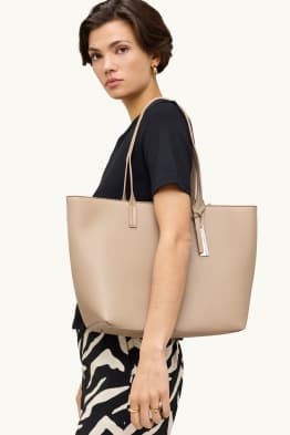 Geantă shopper mare - imitație de piele
