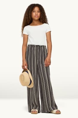 Pantalon - gestreept