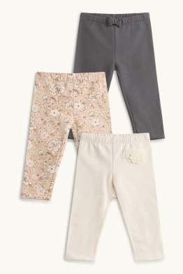 Paquet de 3 - floretes - leggings per a nadó