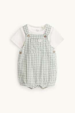 Erstlingsoutfit - Palme - 2 teilig