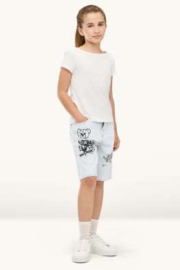 Graffiti - Jeans-Shorts